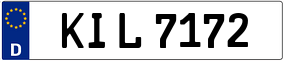 Truck License Plate